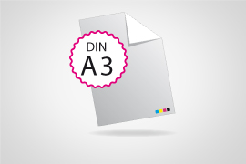 Flyer DIN A3 ungefalzt