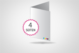 Faltblätter DIN A5, 4 Seiten