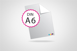 Flyer ungefalzt Flyer DIN A6
